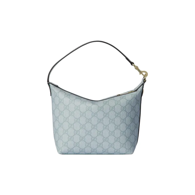 GUCCI Ophidia Supreme Canvas Handbag Extra Mini Women's Gray Blue-3
