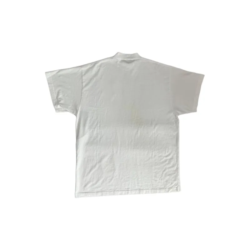 Balenciaga T Shirt Loose Fit Unisex White-1