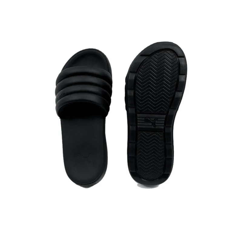 PUMA Karmen Slip Resistant Abrasion Resistant Slide Slippers Women's Black-4