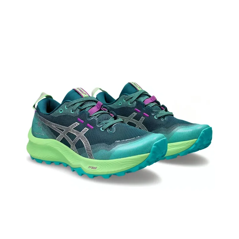 Asics Gel Trabuco 12 Rich Teal Pure Silver Women's-1