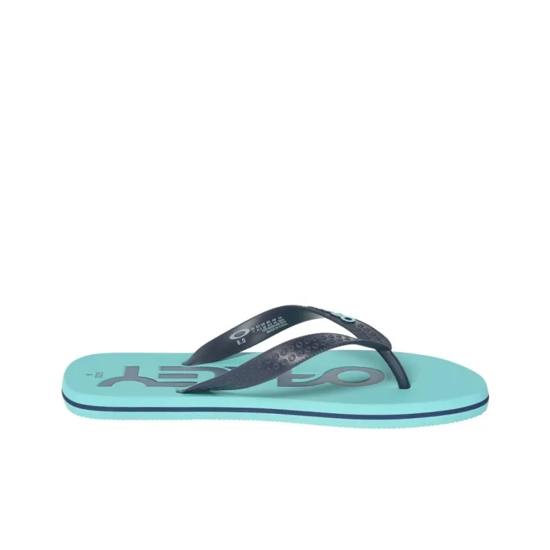 Oakley Slip Resistant Quick Dry Flip Flops Men's Blue-1