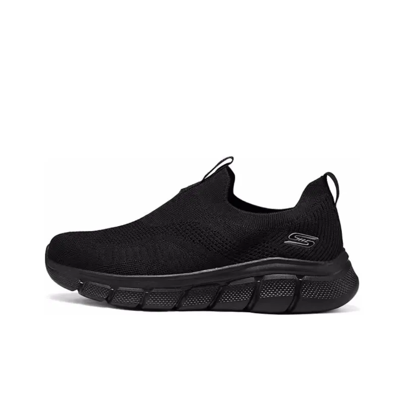 Skechers Bob's Anti Slip Wear Resistant Low Top Casual Shoes Men's Black-0