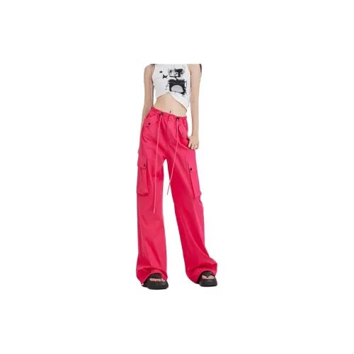 ZAVK Cargo Pants Women's Dragon Fruit Red