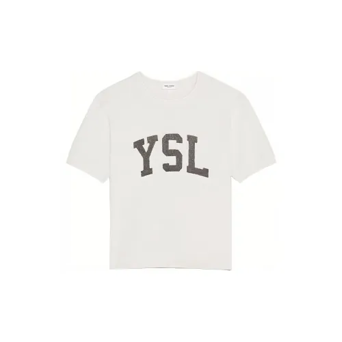 SAINT LAURENT T-Shirts Men White