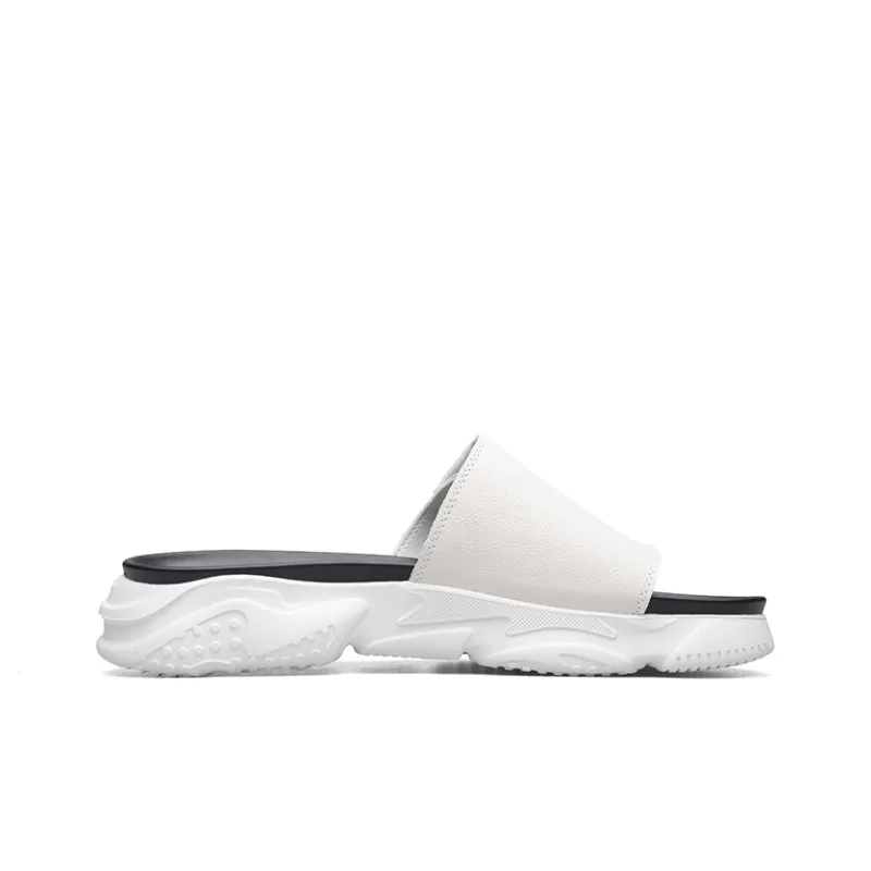 PARDASAUL Slip Resistant Slide Slippers Men's White-1