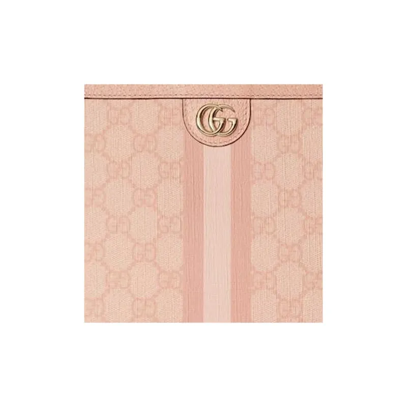 GUCCI Supreme Canvas Clutch Regular Women's Dark Pink-7