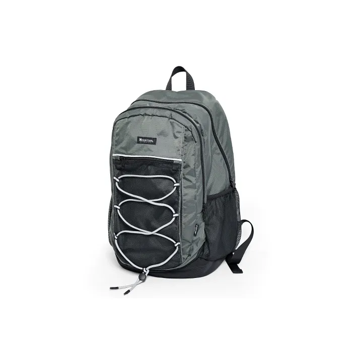MYEDITION Fitness Travel Backpack University Student Backpack Water Repellent Plaid Fabric Asphalt Gray Unisex-0