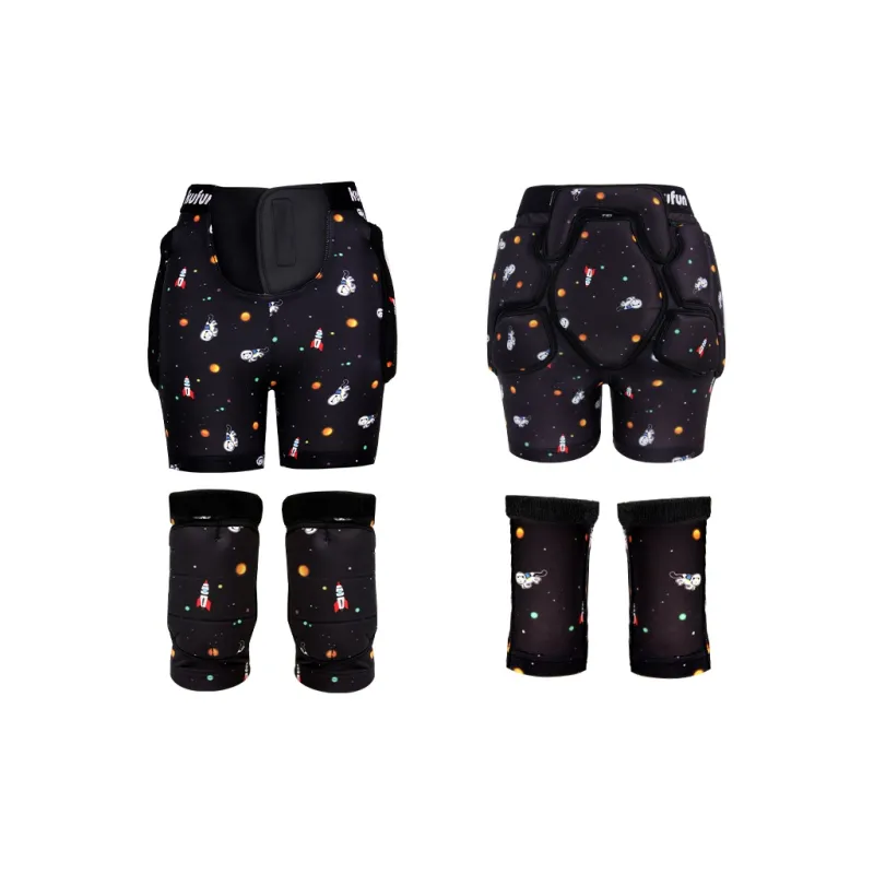 KUFUN Ski Protective Gears EVA+Lycra Butt Protector Pad Kids'-0
