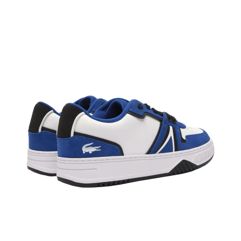 LACOSTE L001 Low-Top Skateboard Shoes Men's White Blue-2