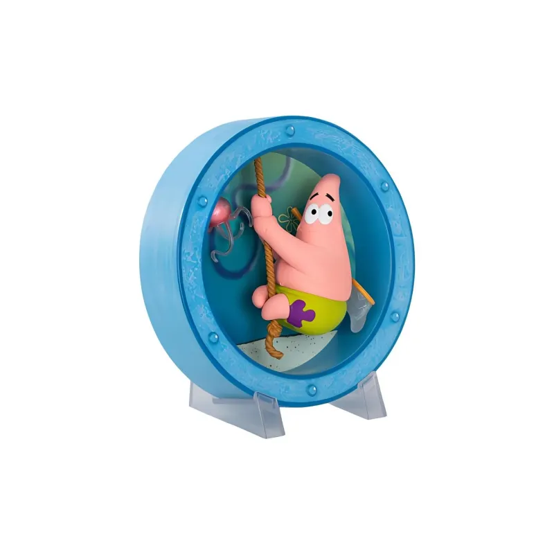 POP MART SpongeBob Dimensional Window Collection Resonance GONG Hang Tag Box 15cm-3