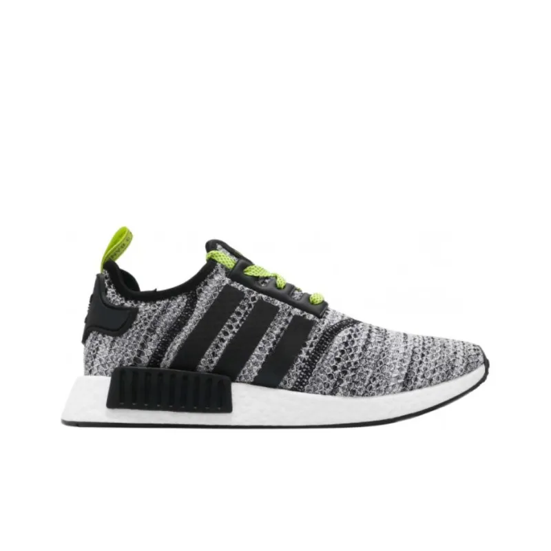 Adidas Originals NMD_R1 Cushioned Slip-Resistant Low-Top Running Shoes Unisex Black-1
