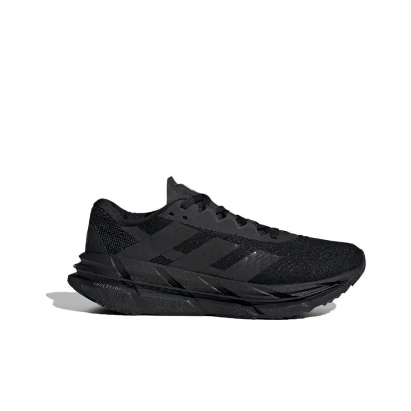 Adidas Adistar Cushioning Anti Slip And Wear Resistant Low Top Casual Running Shoes Men's Black-1