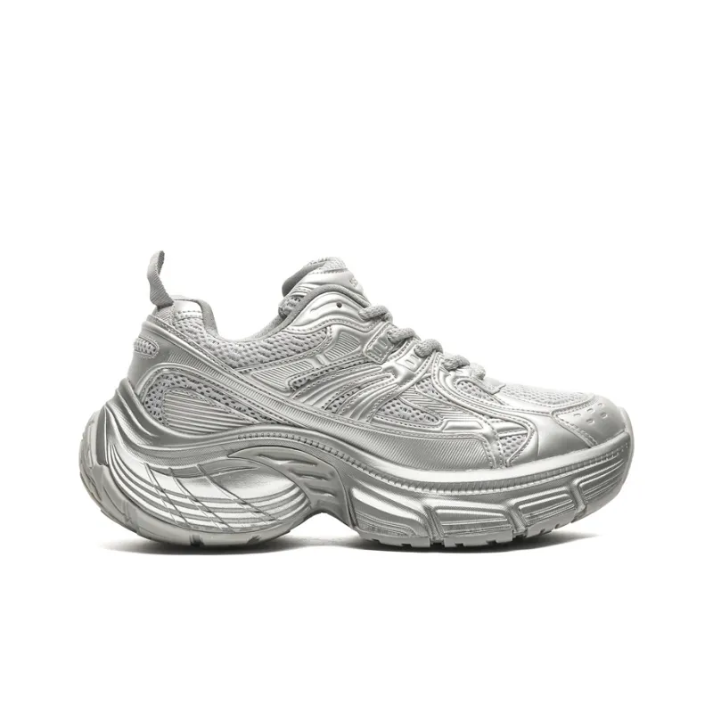 BLVCK PARIS Anti-Slip Wear-Resistant Breathable Height Increasing Low-Top Chunky Sneakers Unisex-7