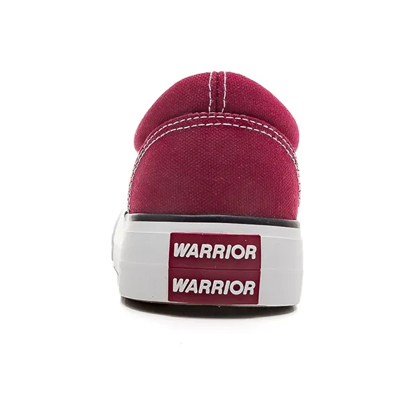 Warrior Casual Shoes, Thin Sole Abrasion Resistant Lightweight Slip Resistant Low Top Canvas Shoes Unisex-3