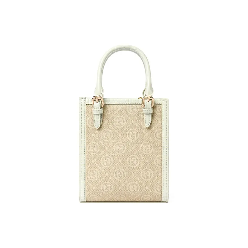 TUCANO Synthetic Leather Handbag Trumpets Women's Mist Gray-3