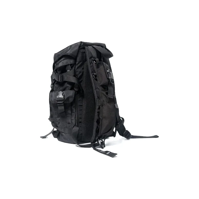 MYEDITION Backpack Abrasion Resistant Water Repellent Oxford Shoes Black Unisex-5