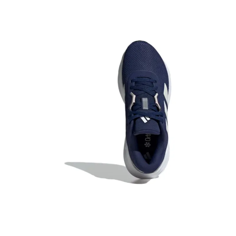 Adidas Anti Slip Wear Resistant Low Top Casual Running Shoes Women's Blue White-3