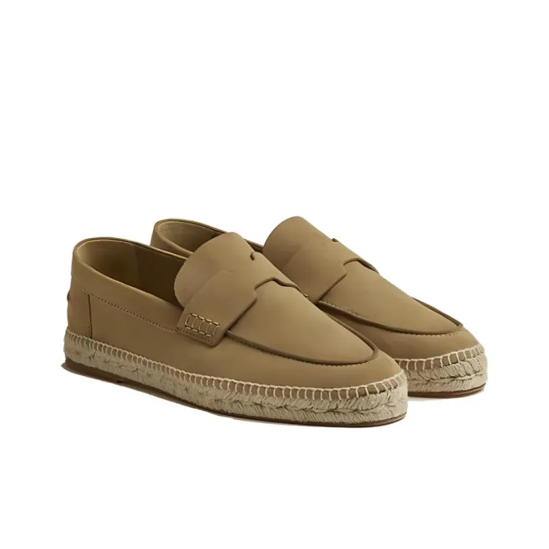 HERMES Trip Men's Casual Shoes Men's Brown-1