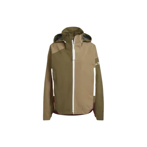 Adidas MYSHELTER Jackets Women's Focus Olive/Rail Green/Shadow Red