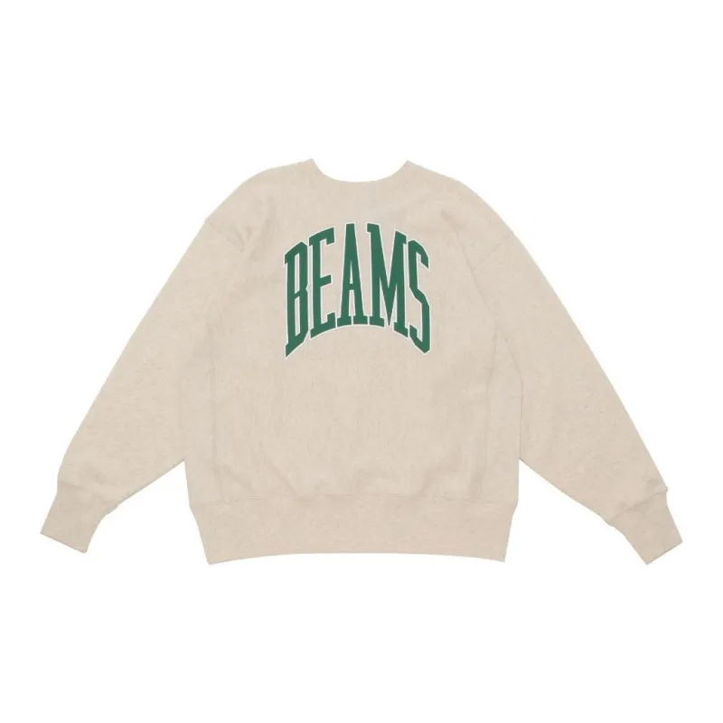 Starbucks/starbucks X Champion Beams X Starbucks Collaboration Sweatshirts Unisex Oat-1