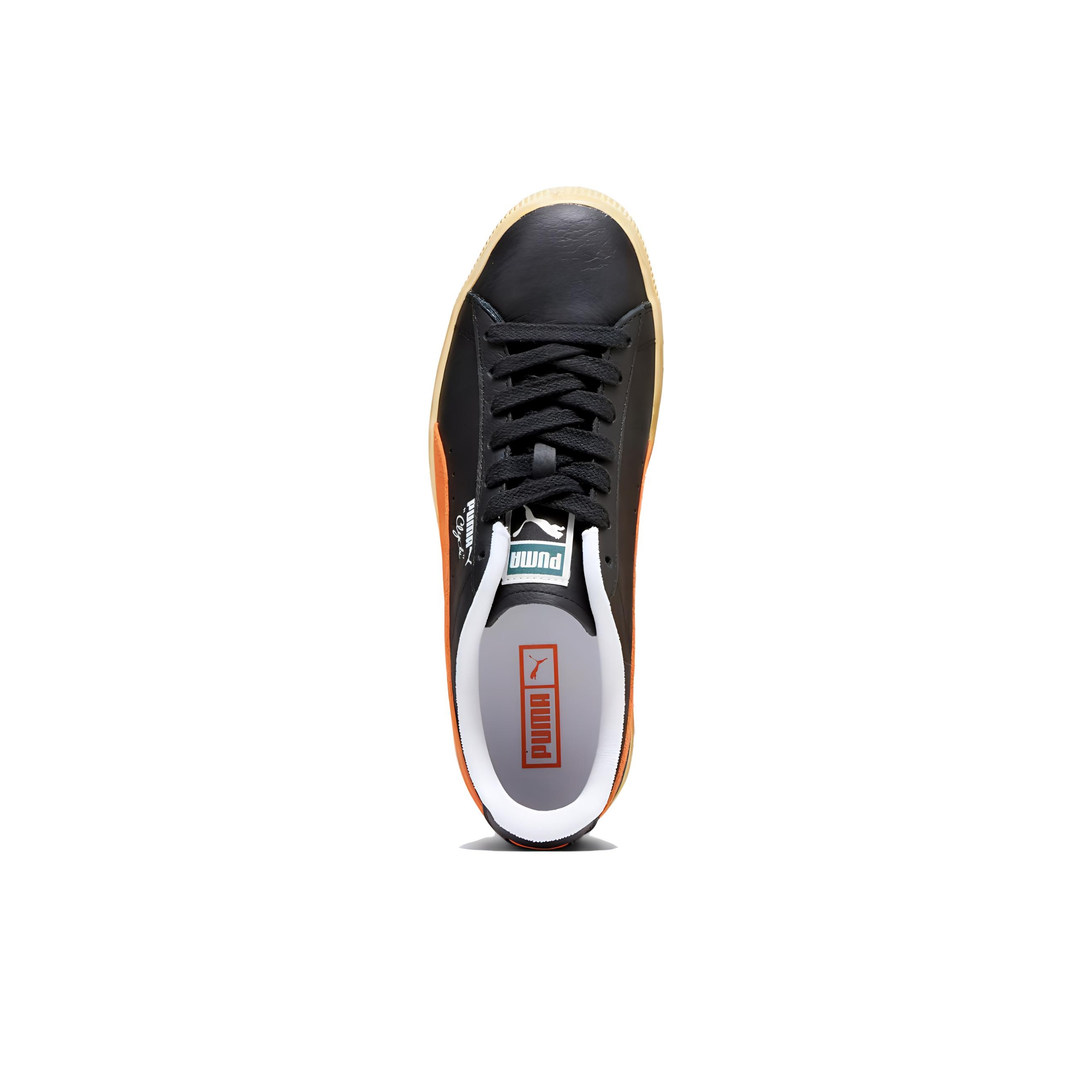 送料関税込♪PUMA/CLYDE VINTAGE BLACK-RICKIE ORANGE Size 5.5 - PUMA Clyde Vintage Black Rickie Orange for sale