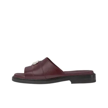 GUCCI Slide Slippers Men's Burgundy
