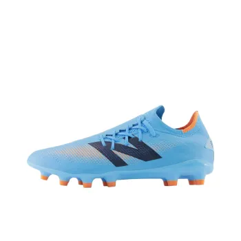 New Balance Furon V7 HG Rubber Short Studs Anti Slip Wear Resistant Soccer Shoes Unisex Blue