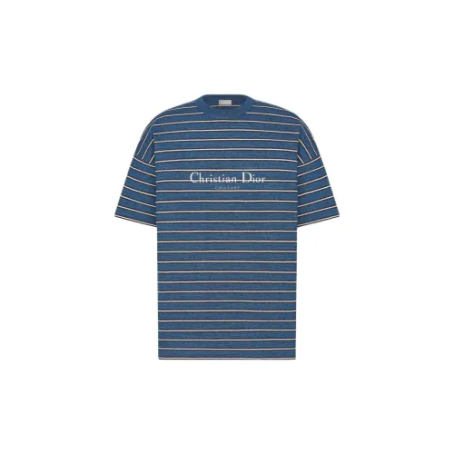 DIOR T-Shirts Men Blue