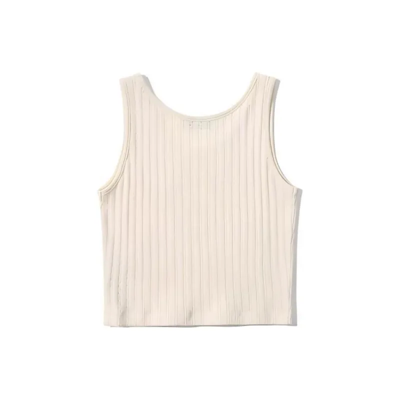 OIOICOLLECTION Tank Tops Women's Beige-1