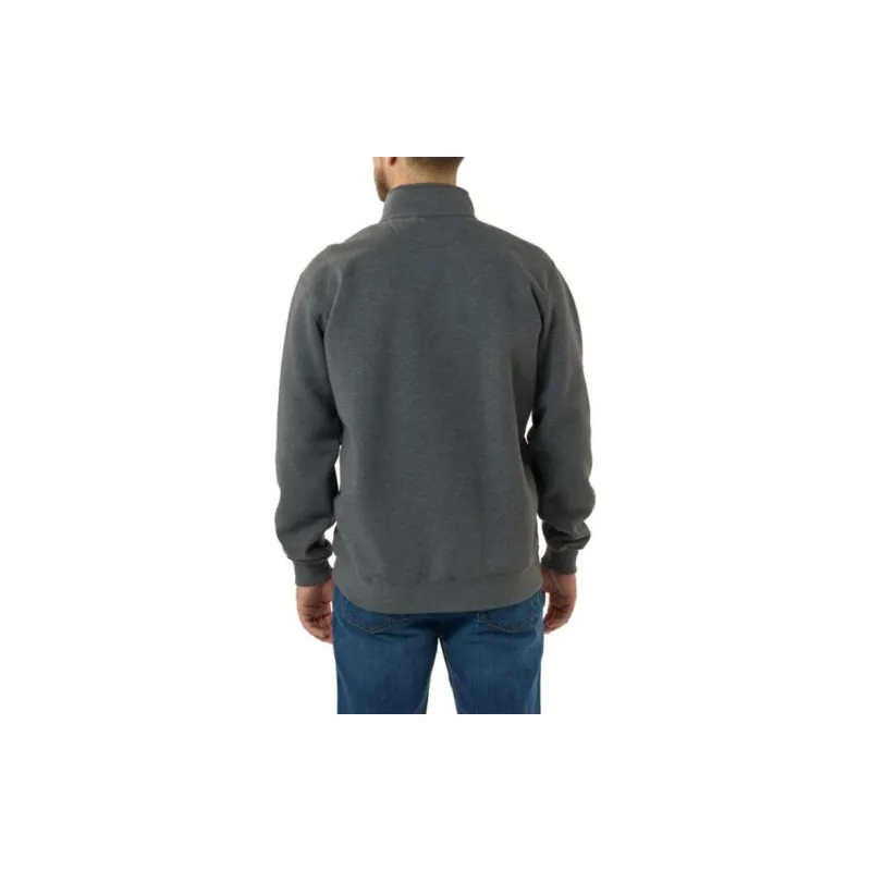 Carhartt Midweight Zip Mock Neck Sweatshi Black Shirt Men's-9