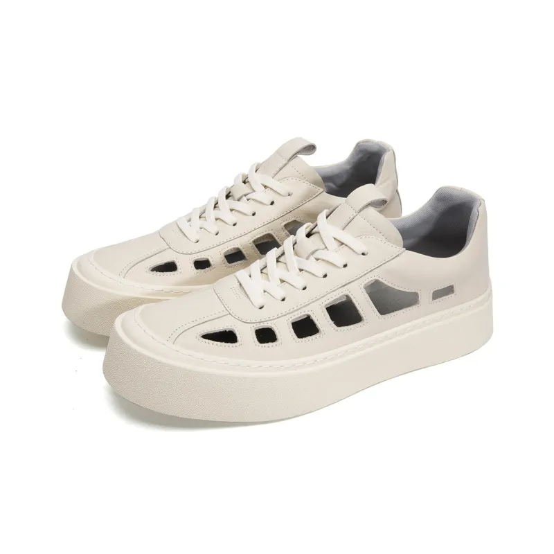 Anthony Miles Casual Skateboard Shoes Men's White-2