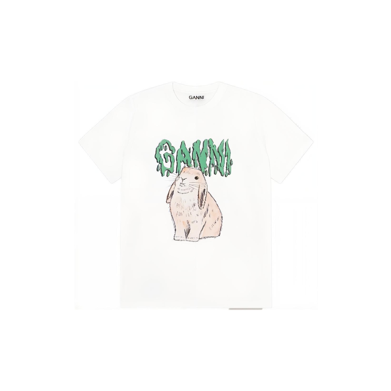 GANNI T-Shirts Women's White - POIZON