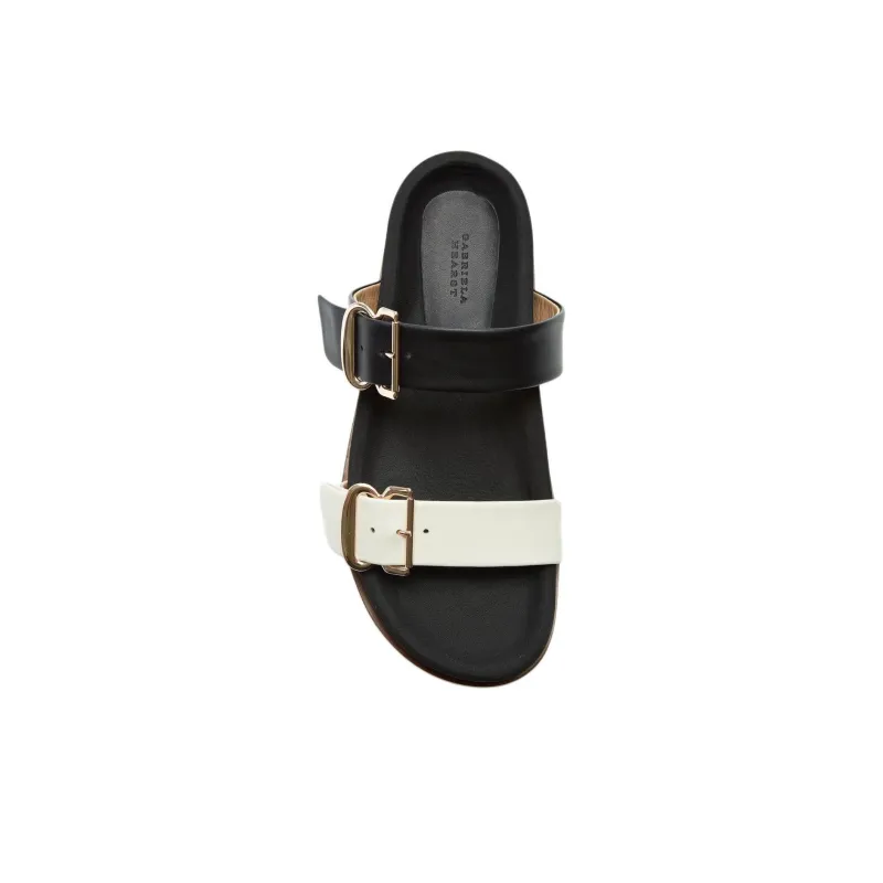 GABRIELA HEARST Slide Slippers Women's Black-4