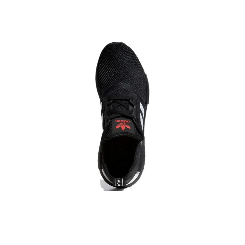 Adidas Nmd R1 Japanese Side Print Black White-4