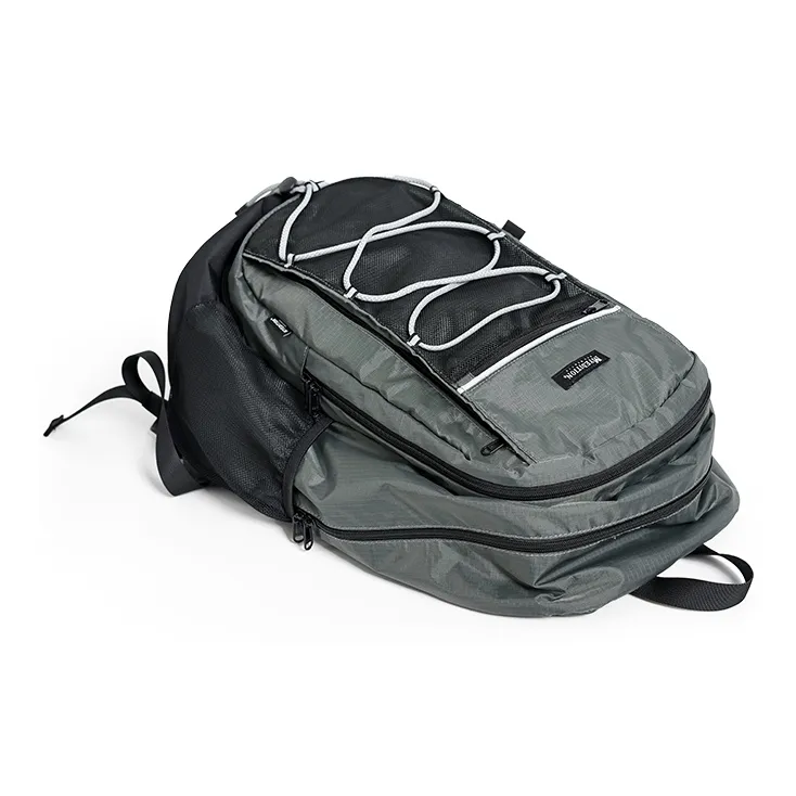 MYEDITION Fitness Travel Backpack University Student Backpack Water Repellent Plaid Fabric Asphalt Gray Unisex-1