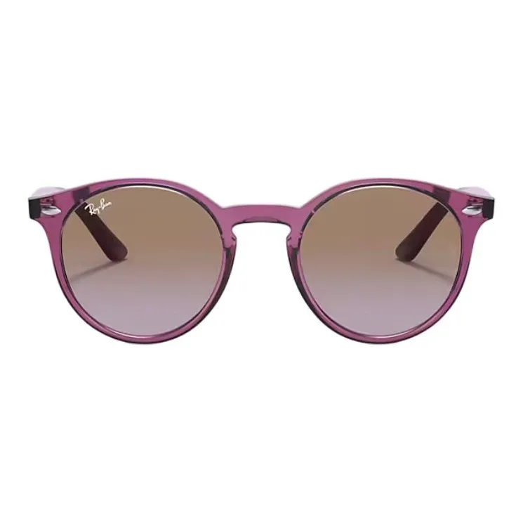 RayBan Injection Molded Round Sunglasses Kids' Purple-2