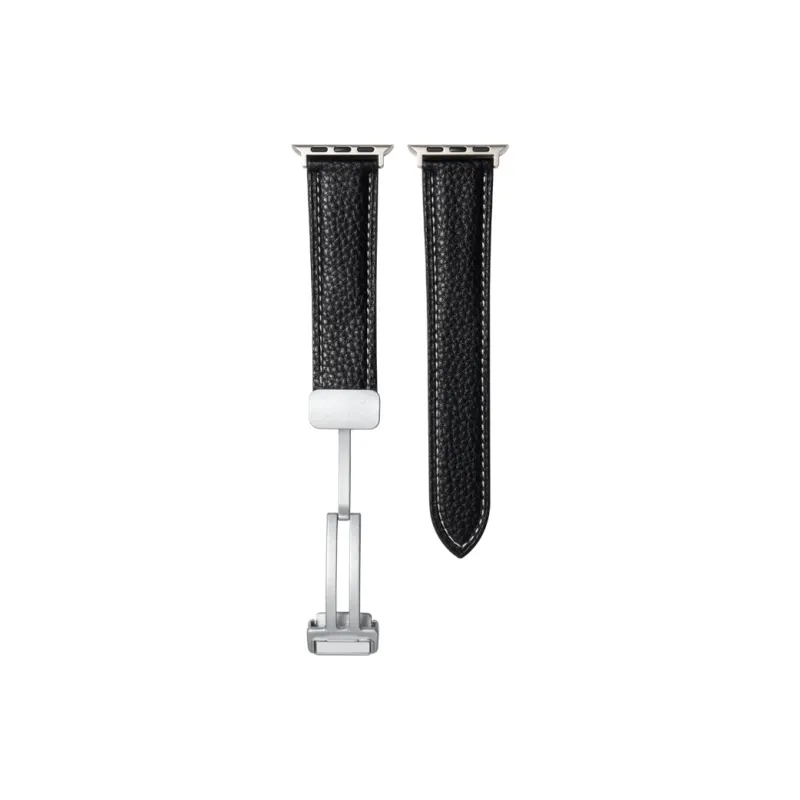 Mr. Strap Apple Compatibility Watch Band Artificial Leather Material-3