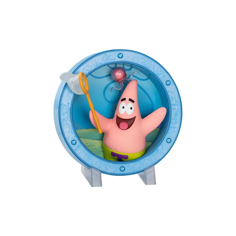 POP MART SpongeBob Dimensional Window Collection Resonance GONG Hang Tag Box 15cm-1