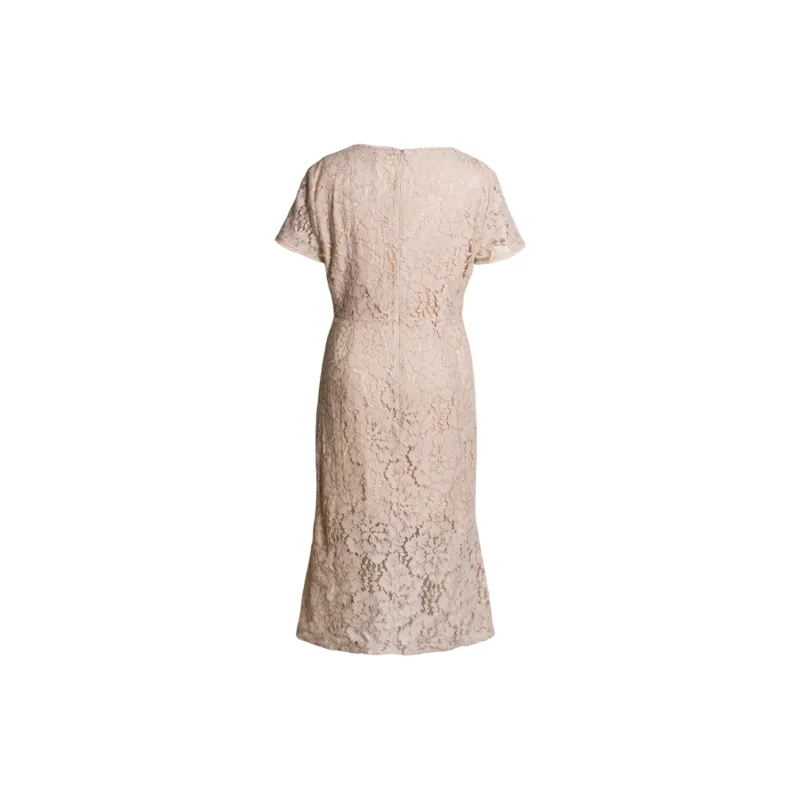 ROEYSHOUSE Short Sleeved Dress Women's Dusty Pink-1
