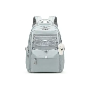 EDISON Polyester High School Students Medium Size Unisex Black/Light Gray/Light Blue/Ecru