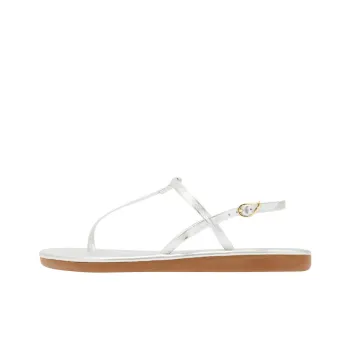ANCIENT GREEK SANDALS Lito Strap Sandals Women's Silver