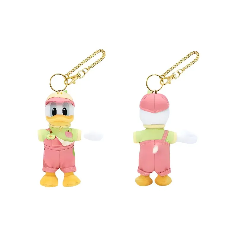 Disney Donald Duck 2024 Summer Mickey Mouse Toy Key Ring Dolls Plush Doll 15.5cm High-2