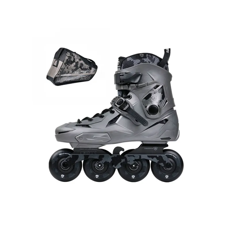 FLYING EAGLE Inline Skates Streetwear Stylish Casual Unisex Size 35 46 Shoes+Shoulder Bag Mint White Camouflage Gray-4