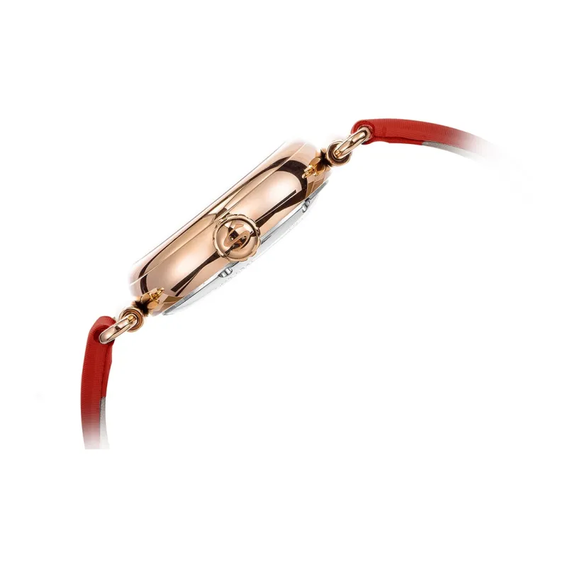 Sea Gull Edge Collection Automatic Mechanical Movement Spun Silk Strap Watch Women's Watch Cut Out Dial-4