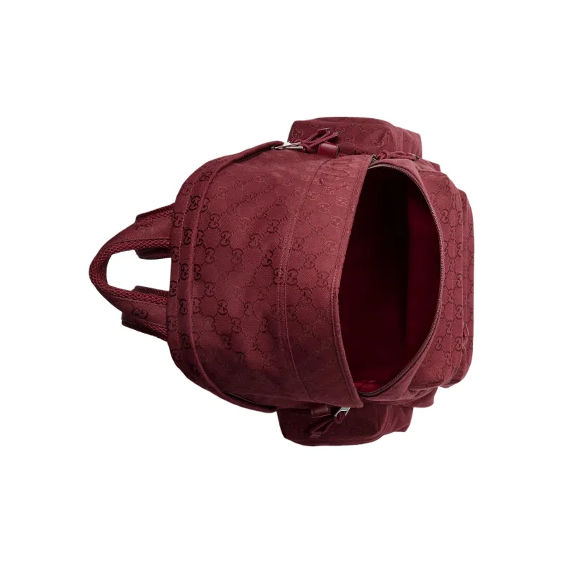 GUCCI Canvas Backpack Large Size Men's Ancora Red-6