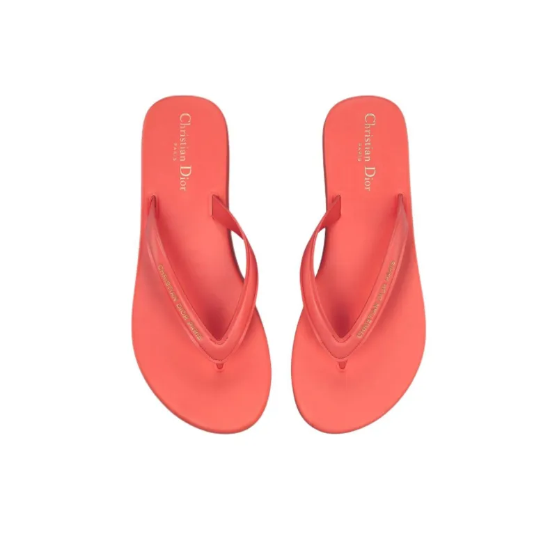 DIOR DIORIVIERA Flip Flops Women's Orange-3