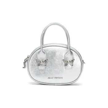 JELLYTOYBOY Artificial Leather Starburst Bag Handbag Women's Silver