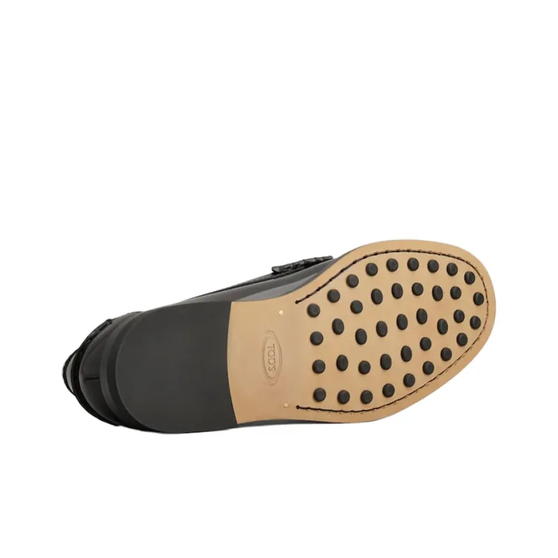 TOD'S Logo Plaque Slip On Loafers Women's-4