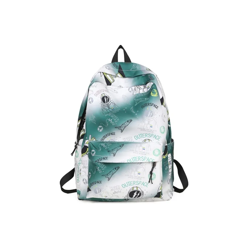 Moonshine Nylon Large Capacity Backpack Unisex Multicolor-8