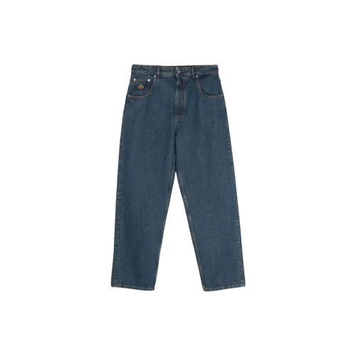 BALLY Logo-embroidered Tapered Jeans